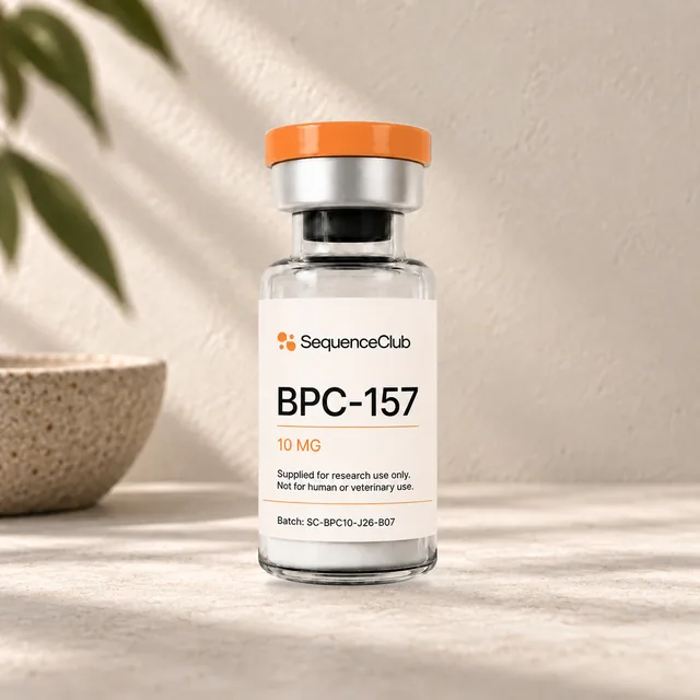 BPC-157 10 mg vial, batch SC-BPC10-J26-B07